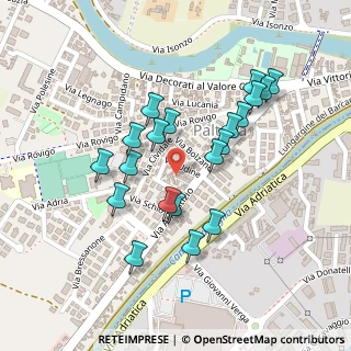 Mappa Via Udine, 35142 Padova PD, Italia (0.2105)