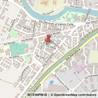 Mappa Via Udine, 18, 35100 Padova, Padova (Veneto)