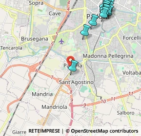Mappa Via Thiene, 35142 Padova PD, Italia (2.92692)