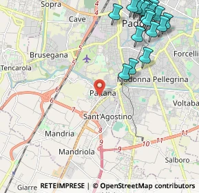 Mappa Via Udine, 35142 Padova PD, Italia (2.90526)