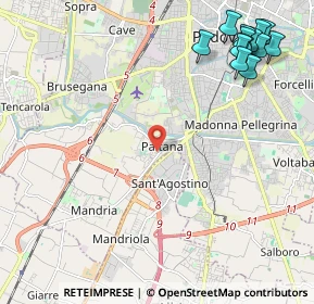 Mappa Via Thiene, 35142 Padova PD, Italia (3.00923)