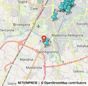 Mappa Via Udine, 35142 Padova PD, Italia (3.0325)
