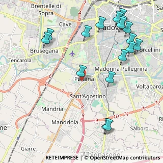 Mappa Via Thiene, 35142 Padova PD, Italia (2.69)