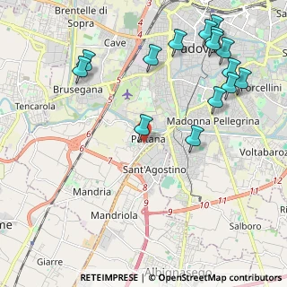 Mappa Via Udine, 35142 Padova PD, Italia (2.64067)