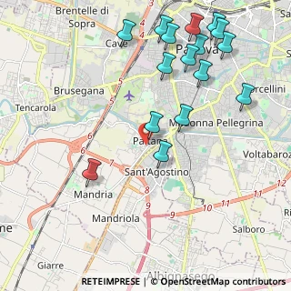Mappa Via Udine, 35142 Padova PD, Italia (2.455)