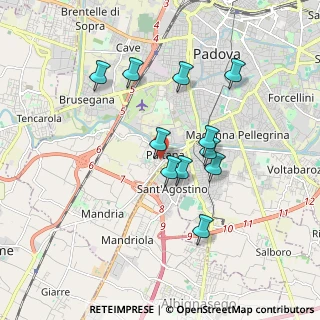 Mappa Via Thiene, 35142 Padova PD, Italia (1.56364)