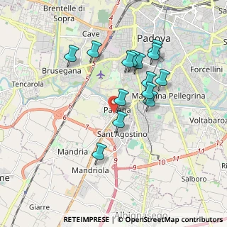 Mappa Via Udine, 35142 Padova PD, Italia (1.64071)