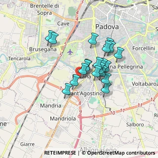 Mappa Via Udine, 35142 Padova PD, Italia (1.343)