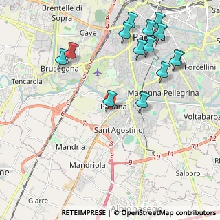 Mappa Via Udine, 35142 Padova PD, Italia (2.43071)