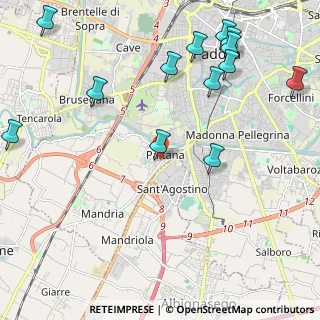 Mappa Via Thiene, 35142 Padova PD, Italia (2.74385)