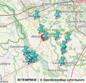 Mappa Via Filippo Tommaso Marinetti, 20081 Abbiategrasso MI, Italia (7.58133)