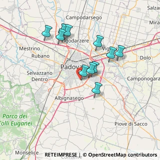 Mappa Via Francesco Foscari, 35127 Padova PD, Italia (6.78333)