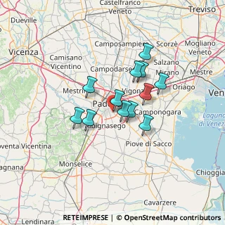 Mappa Via Francesco Foscari, 35127 Padova PD, Italia (9.785)
