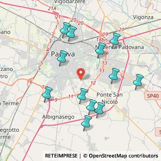 Mappa Via Francesco Foscari, 35127 Padova PD, Italia (4.13417)