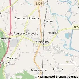 Mappa Strambino