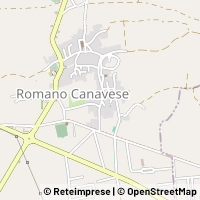 Map Romano Canavese
