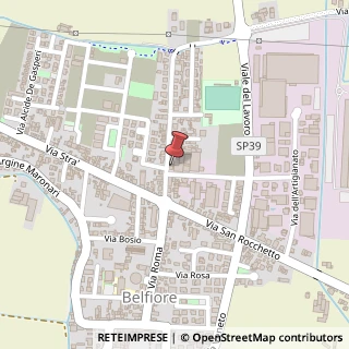 Mappa Via San Francesco d'Assisi, 24, 37050 Belfiore, Verona (Veneto)