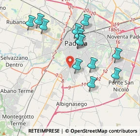 Mappa Via Manuele Crisolora, 35125 Padova PD, Italia (3.72769)
