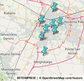 Mappa Via Manuele Crisolora, 35125 Padova PD, Italia (3.04545)