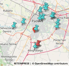 Mappa Via Manuele Crisolora, 35125 Padova PD, Italia (4.00133)
