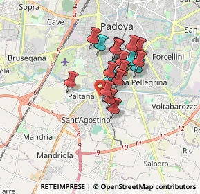 Mappa Via Manuele Crisolora, 35125 Padova PD, Italia (1.199)