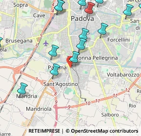 Mappa Via Manuele Crisolora, 35125 Padova PD, Italia (2.74188)