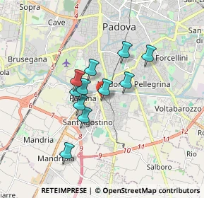 Mappa Via Manuele Crisolora, 35125 Padova PD, Italia (1.25818)