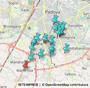 Mappa Via Manuele Crisolora, 35125 Padova PD, Italia (1.35444)