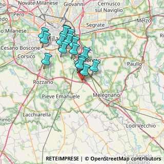 Mappa A50, 20098 Area Industriale MI, Italia (6.23706)