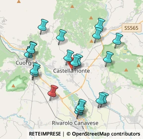 Mappa Via Pasquale Educ, 10081 Castellamonte TO, Italia (3.999)