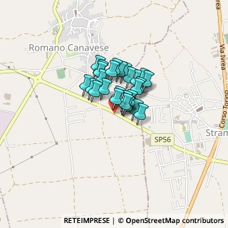 Mappa Via Circonvallazione, 10090 Romano Canavese TO, Italia (0.22667)