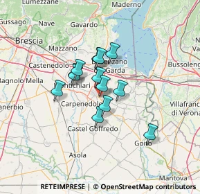 Mappa Via Garcia Lorca, 46043 Castiglione delle Stiviere MN, Italia (8.89615)