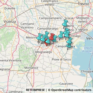 Mappa Via Domenico Flabanico, 35127 Padova PD, Italia (9.95846)