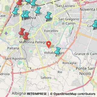 Mappa Via Domenico Flabanico, 35127 Padova PD, Italia (3.26857)