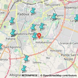 Mappa Via Domenico Flabanico, 35127 Padova PD, Italia (2.96077)