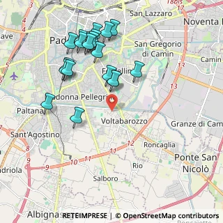 Mappa Via Domenico Flabanico, 35127 Padova PD, Italia (2.111)