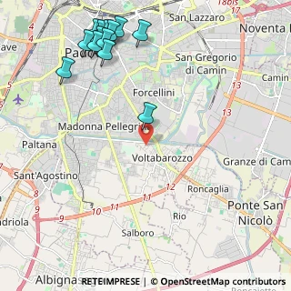 Mappa Via Domenico Flabanico, 35127 Padova PD, Italia (2.84692)