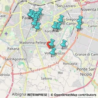 Mappa Via Domenico Flabanico, 35127 Padova PD, Italia (2.20125)