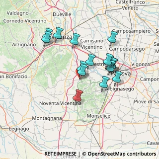 Mappa Via Albettoniera, 35030 Rovolon PD, Italia (12.63)