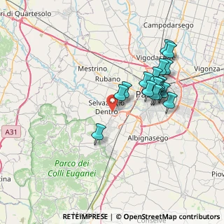 Mappa Via Colombo C., 35030 Selvazzano Dentro PD, Italia (6.72824)