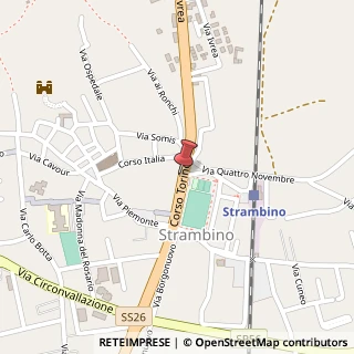 Mappa Corso Torino, 43, 10019 Strambino, Torino (Piemonte)