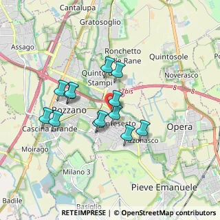 Mappa 20089 Pontesesto MI, Italia (1.45615)