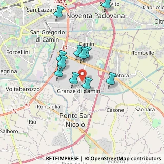 Mappa Via Romania, 35127 Padova PD, Italia (1.55364)
