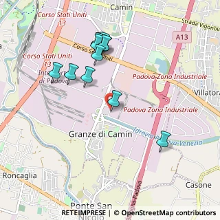 Mappa Via Romania, 35127 Padova PD, Italia (0.99)