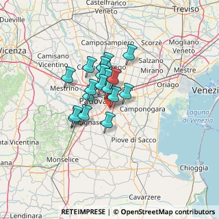Mappa Via Romania, 35127 Padova PD, Italia (8.75389)