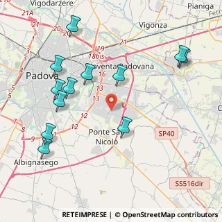 Mappa Via Romania, 35127 Padova PD, Italia (4.635)
