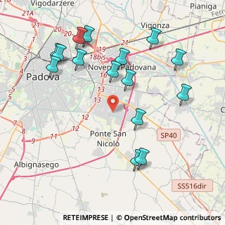 Mappa Via Romania, 35127 Padova PD, Italia (4.49733)