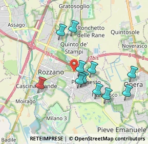 Mappa Via Gianni Mazzocchi, 20089 Rozzano MI, Italia (1.73182)