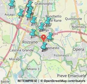 Mappa Via Gianni Mazzocchi, 20089 Rozzano MI, Italia (2.05143)