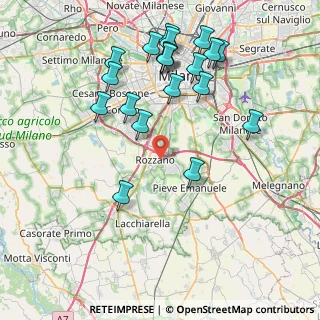 Mappa Via Romagna, 20089 Rozzano MI, Italia (8.6595)